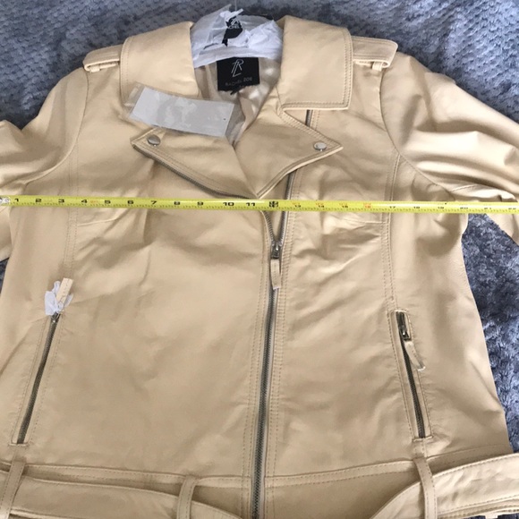 NWT pd $275 Rachel Zoe leather jacket - Picture 7 of 7